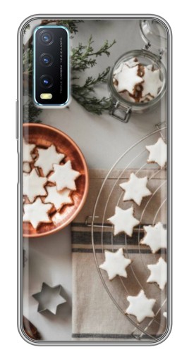 Силиконовый чехол с изображением "Имбирные звездочки" для ViVO Y20