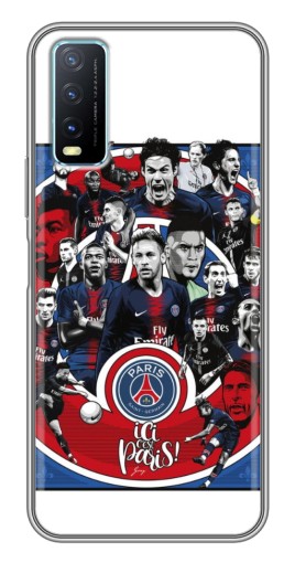 Чехол с печатью "Команда PSG" для ViVO Y20