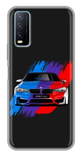 Силиконовый чехол с изображением "Красочный BMW" для ViVO Y20