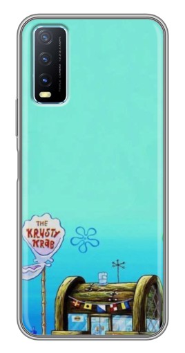 Силиконовый чехол с изображением "Krusty Krab" для ViVO Y20