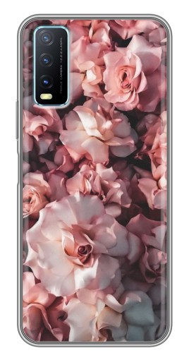 Чехол с печатью "Куст роз" для ViVO Y20