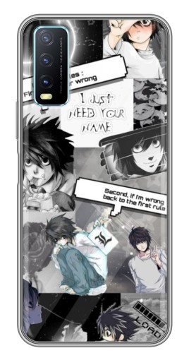 Чехол с картинкой "L - Death note" для ViVO Y20