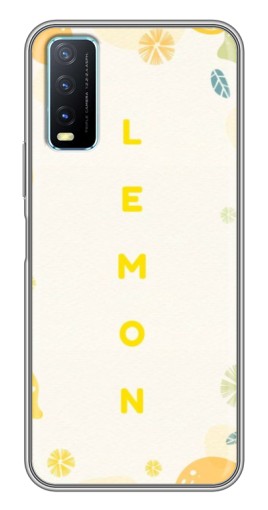 Силиконовый чехол с изображением "Lemon" для ViVO Y20