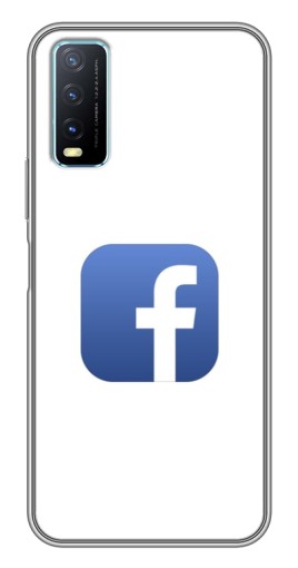 Чехол с печатью "Лого Фейсбук" для ViVO Y20