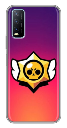 Чехол с принтом "Логотип Brawl Stars" для ViVO Y20