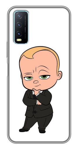 Силиконовый чехол с изображением "Маленький Босс" для ViVO Y20
