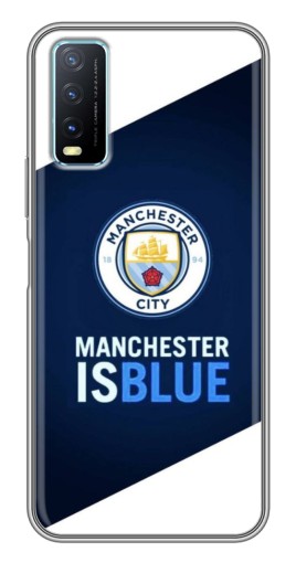 Чехол с картинкой "Manchester is Blue" для ViVO Y20