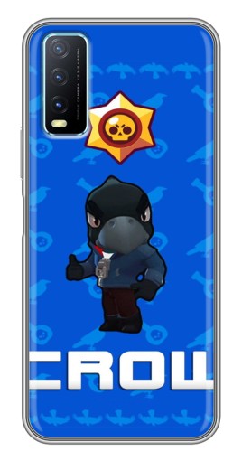 Чехол с печатью "Медаль Crow" для ViVO Y20