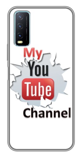 Чехол с принтом "My YouTube" для ViVO Y20