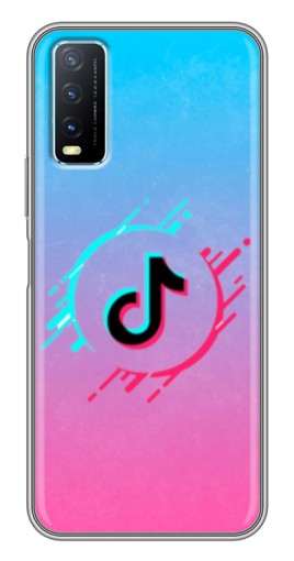 Чехол с принтом "Нота ТикТок" для ViVO Y20