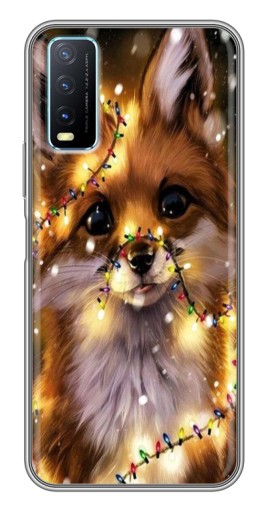 Чехол с печатью "Новогодний лесенок" для ViVO Y20