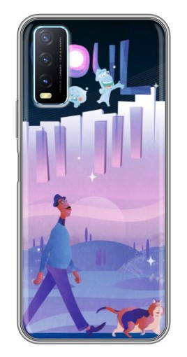 Силиконовый чехол с изображением "Постер к мультику" для ViVO Y20
