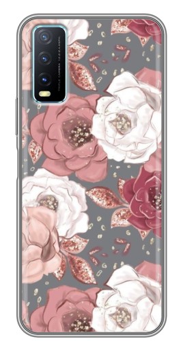 Чехол с принтом "Рисунок розы" для ViVO Y20