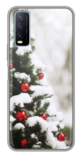 Чехол с принтом "Рождественская елка" для ViVO Y20