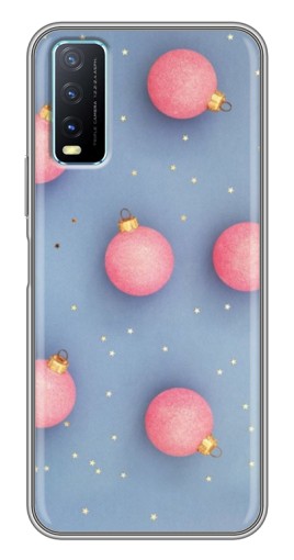 Чехол с принтом "Розовые шары" для ViVO Y20