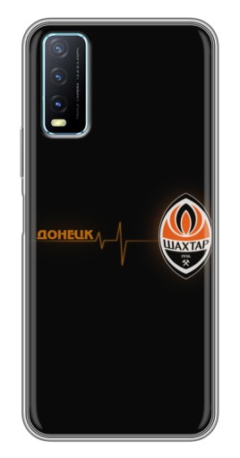 Чехол с картинкой "Шахтер в сердце" для ViVO Y20
