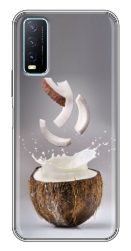 Чехол с печатью "Стакан кокоса" для ViVO Y20