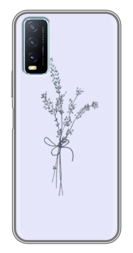 Чехол с картинкой "Веточки лаванды" для ViVO Y20