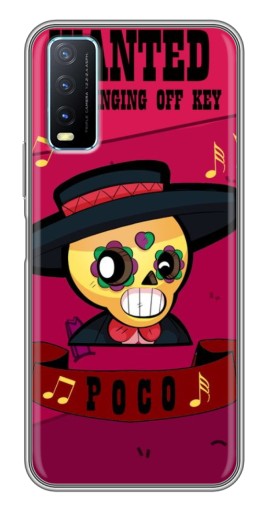 Чехол с картинкой "WANTED POCO" для ViVO Y20