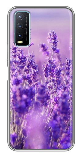 Чехол с печатью "Яркая лаванда" для ViVO Y20