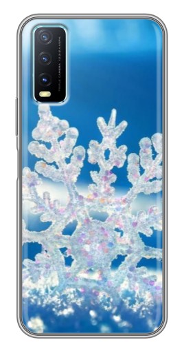 Чехол с картинкой "Яркая снежинка" для ViVO Y20