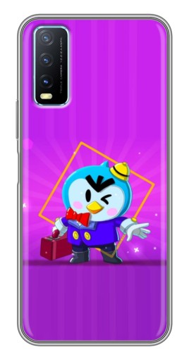 Чехол с картинкой "Яркий пингвин" для ViVO Y20