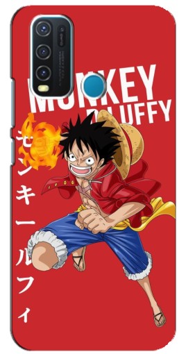 Чехол с картинкой "Атакующий D Luffy" для ViVO Y30