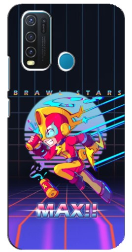 Силиконовый чехол с изображением "Brawl MAX" для ViVO Y30