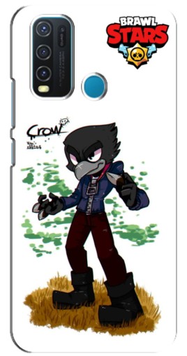 Чехол с картинкой "Crow" для ViVO Y30