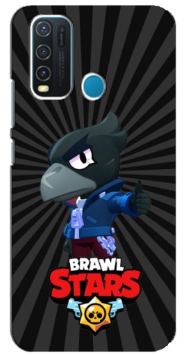 Силиконовый чехол с изображением "Crow Brawl Stars" для ViVO Y30