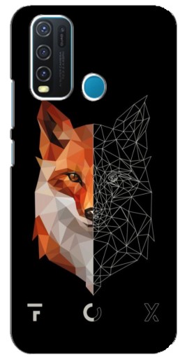 Силиконовый чехол с изображением "Fox" для ViVO Y30