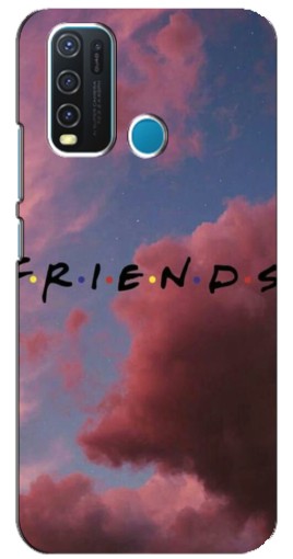 Силиконовый чехол с изображением "Friends" для ViVO Y30