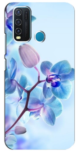 Чехол с принтом "Голубые орхидеи" для ViVO Y30