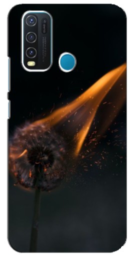 Силиконовый чехол с изображением "Горящий одуванчик" для ViVO Y30