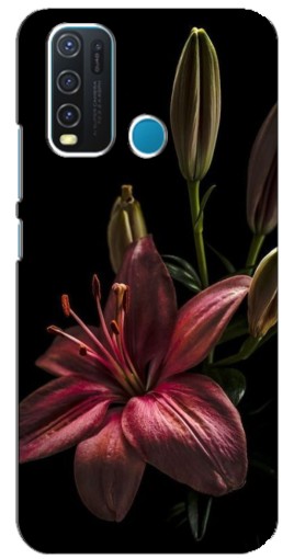 Чехол с картинкой "Красная лилия " для ViVO Y30
