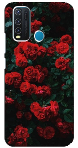 Чехол с картинкой "Красные розы" для ViVO Y30