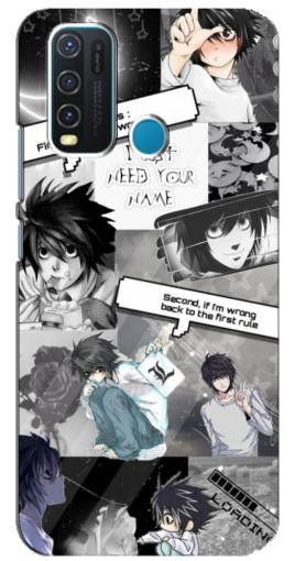 Силиконовый чехол с изображением "L - Death note" для ViVO Y30
