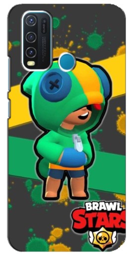Чехол с картинкой "Leon Brawl Stars" для ViVO Y30