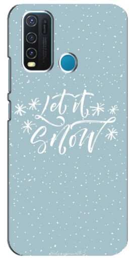 Чехол с принтом "Let it Snow" для ViVO Y30