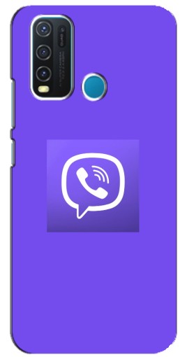 Силиконовый чехол с изображением "Лого Viber" для ViVO Y30