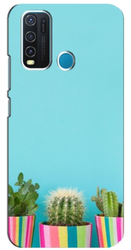 Чехол с печатью "Маленькие кактусы" для ViVO Y30