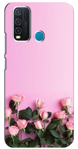 Силиконовый чехол с изображением "Нежные розы" для ViVO Y30