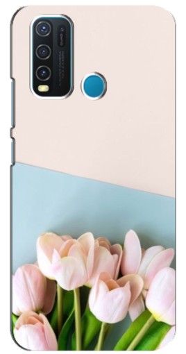 Силиконовый чехол с изображением "Нежные тюльпаны" для ViVO Y30