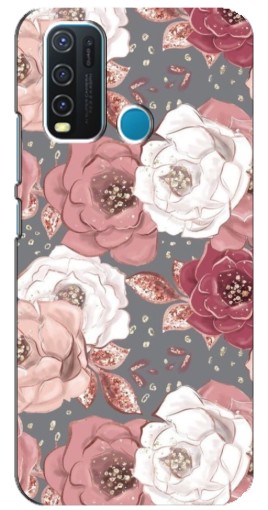 Силиконовый чехол с изображением "Рисунок розы" для ViVO Y30