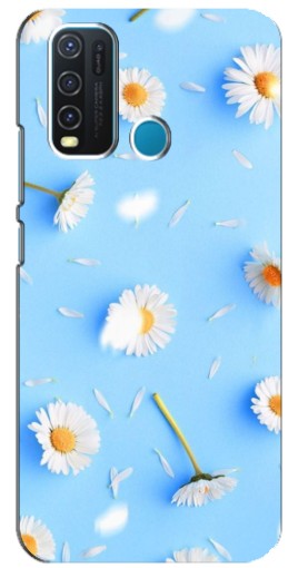 Чехол с печатью "Ромашковый фон" для ViVO Y30