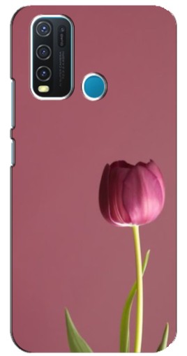 Чехол с печатью "Розовый тюльпан" для ViVO Y30