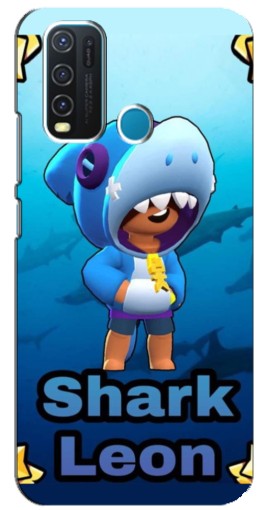 Силиконовый чехол с изображением "Shark Leon" для ViVO Y30