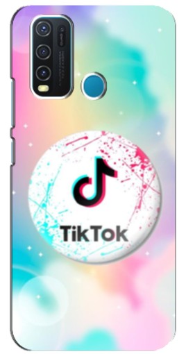 Чехол с картинкой "TikTok принт" для ViVO Y30