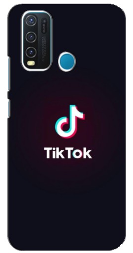 Чехол с печатью "TikTok темный" для ViVO Y30