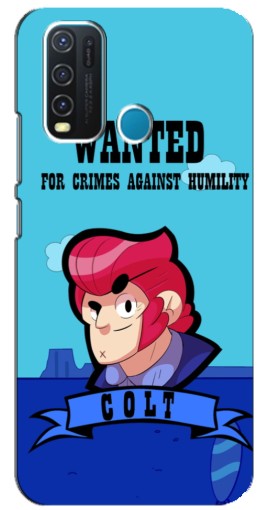 Чехол с печатью "WANTED COLT" для ViVO Y30